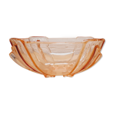 Saladier art déco rose