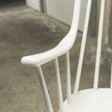 Grandessa rocking chair in white beech by Lena Larsson 1960 for Nesto