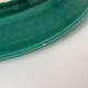 Vallauris - Set of 6 "fish" plates in earthenware and green enamel