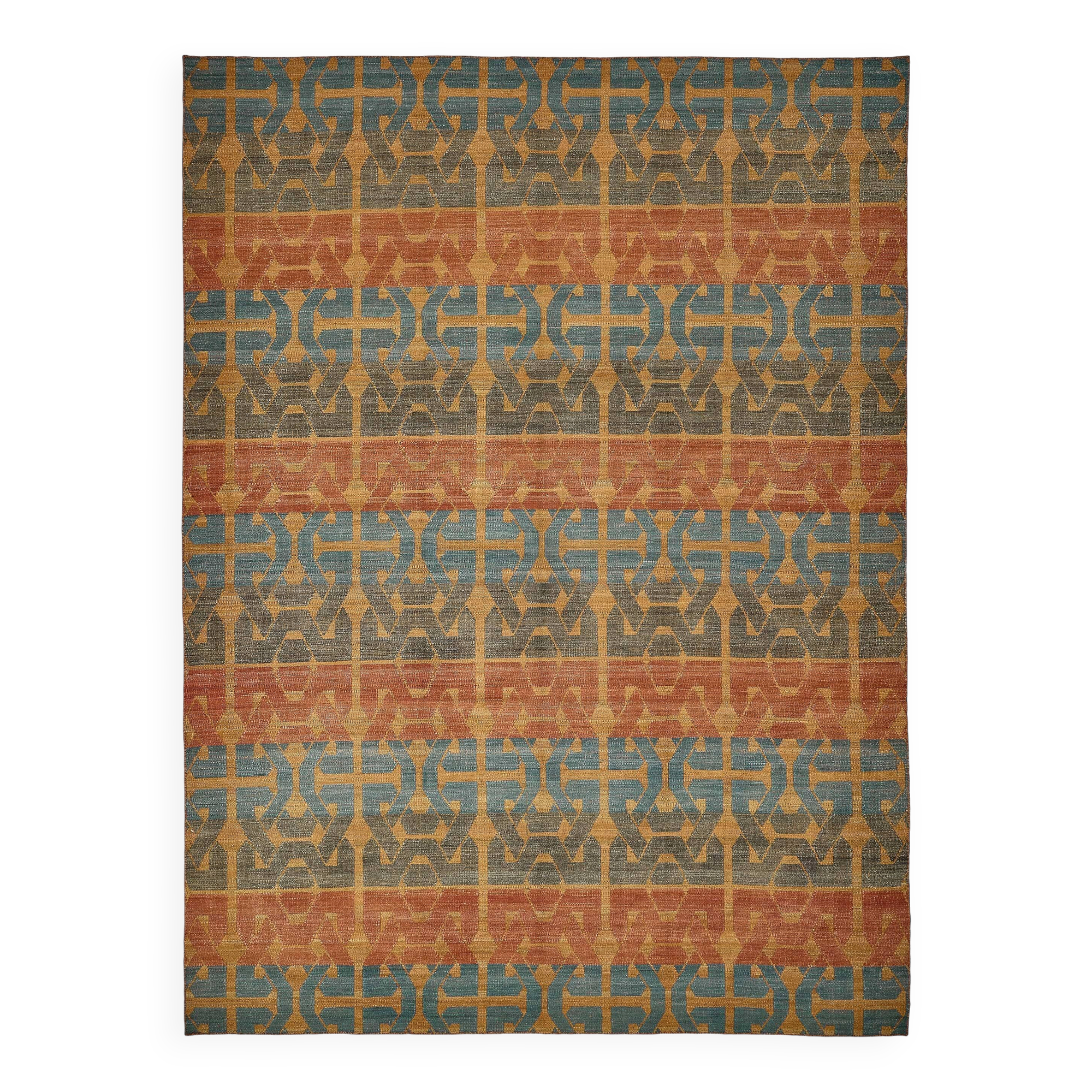 Contemporary Tribal Decorative Kilim 273 cm x 366 cm