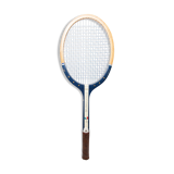 Blue Montana M505 racket with leather bag