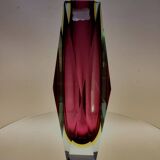 Vase Sommerso Flavio Poli en verre de Murano, Italie 1970
