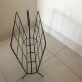 Black metal magazine door