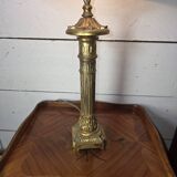 Empire style lamp in gilded bronze from the 19th century.