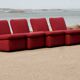 5-seater modular sofa, France, late 1970s.