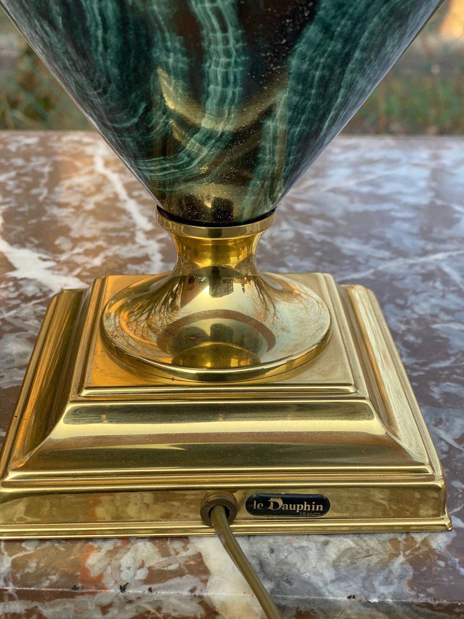 1960s lamp by Maison Le Dauphin of France