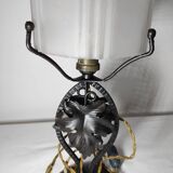 Wrought iron Arts Deco laying lamp