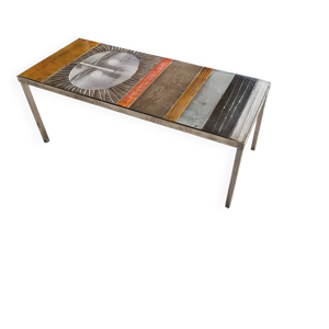 Table basse signée Capron