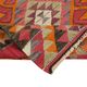 Turkish Handwoven Vintage Herki Kilim 100 cm x 345 cm