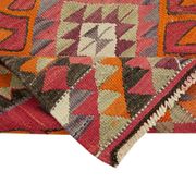 Tapis kilim vintage Herki tissé à la main en Turquie 100 cm x 345 cm