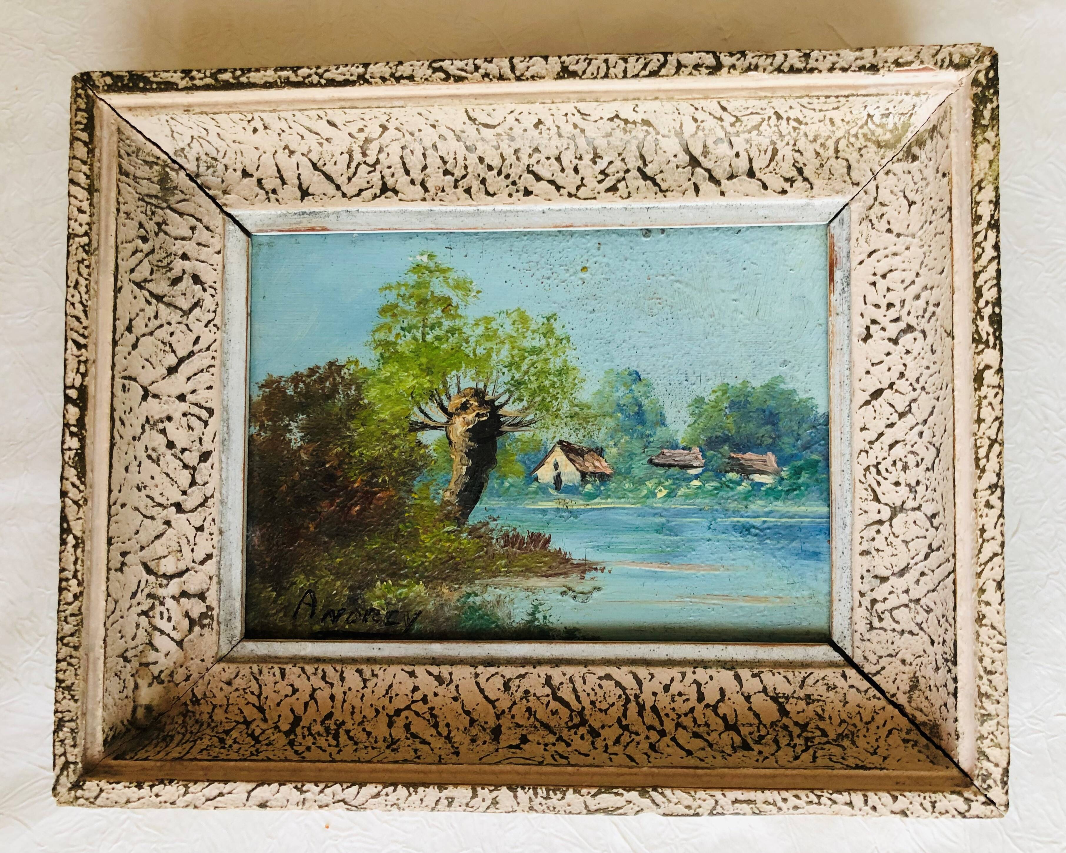 Oil on landscape panel