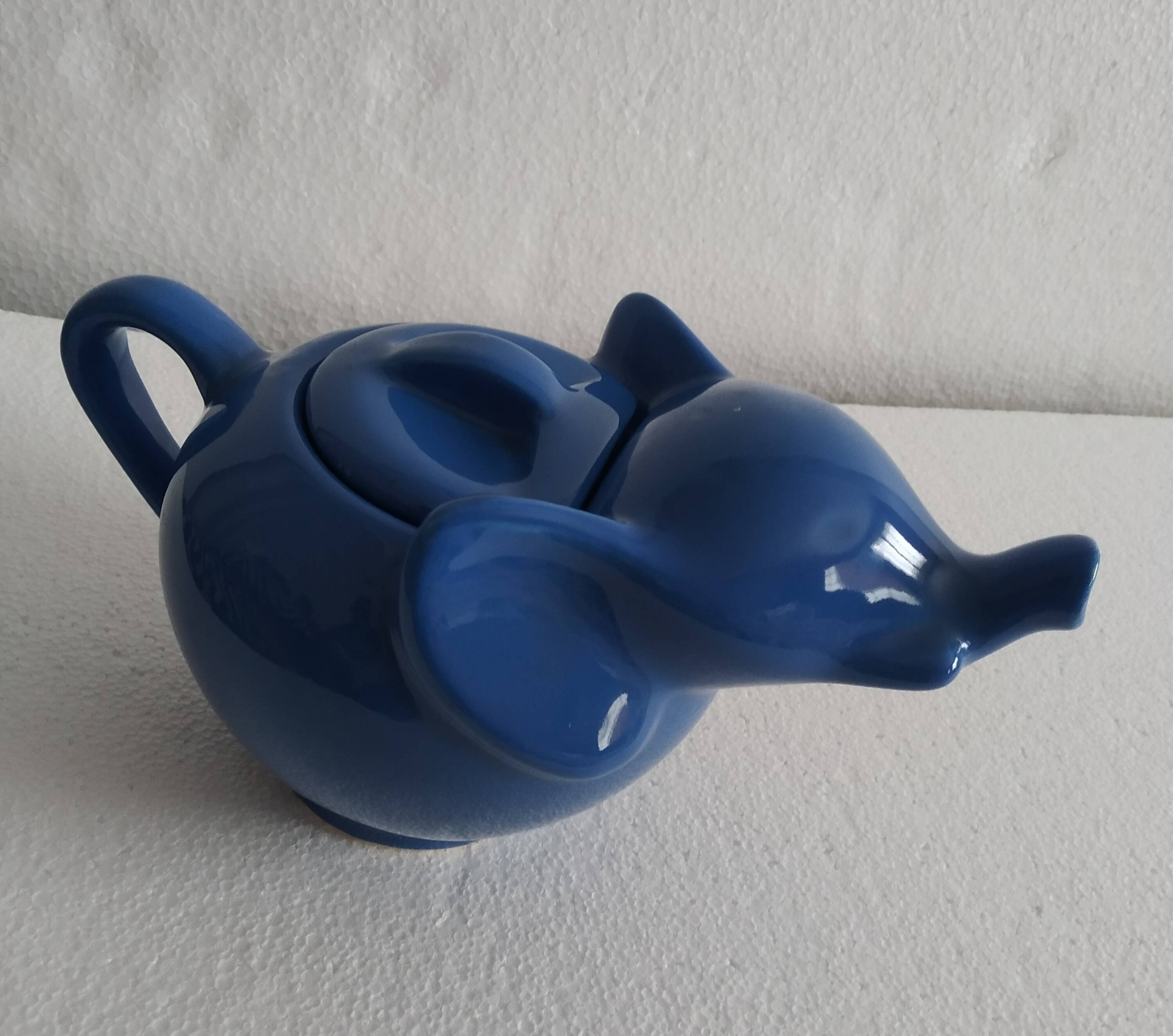 Blue Elephant Teapot