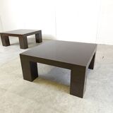 Paire de tables basses années 1970