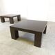 Paire de tables basses années 1970