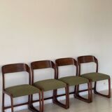 4 Baumann sleigh chairs