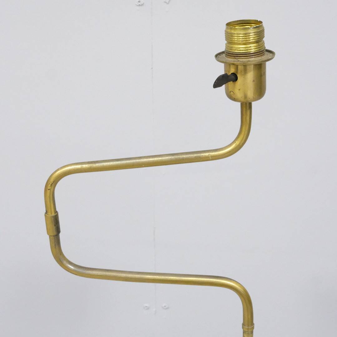 articulated brass floor lamp - Sweden 50s/60s
