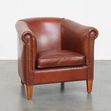 Club Chair in Cowhide Leather