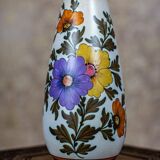 Ceramic Vase in Floral Motifs, 1950s
