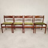 4 chaises scandinaves, 1960