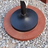 Scandinavian style floor lamp in teak and granite resin from the 70s