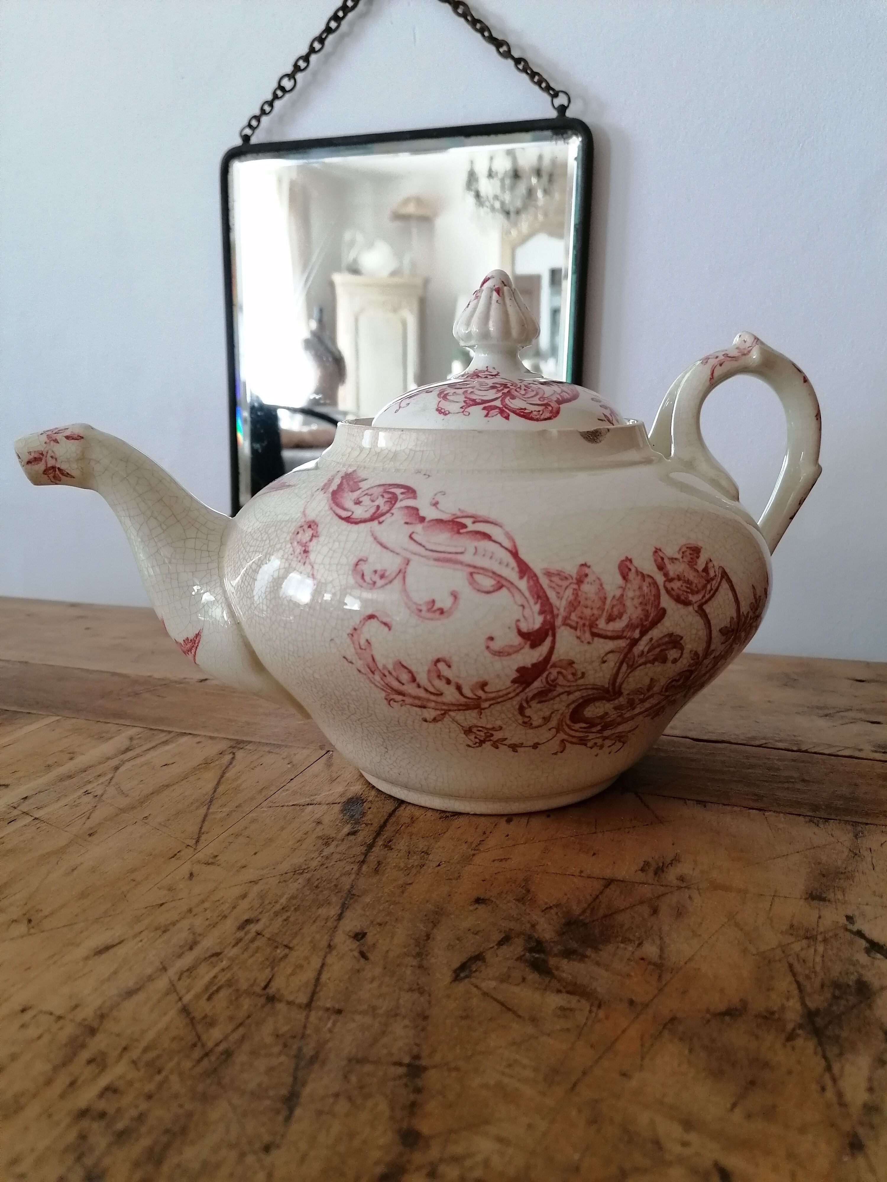Earthenware teapot