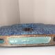 Odyv 1940 Art Deco Blue Fireplace Trim
