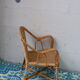 Rattan and wicker child armchair