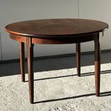 Round rosewood table Cj Rosengaarden, Denmark 1960