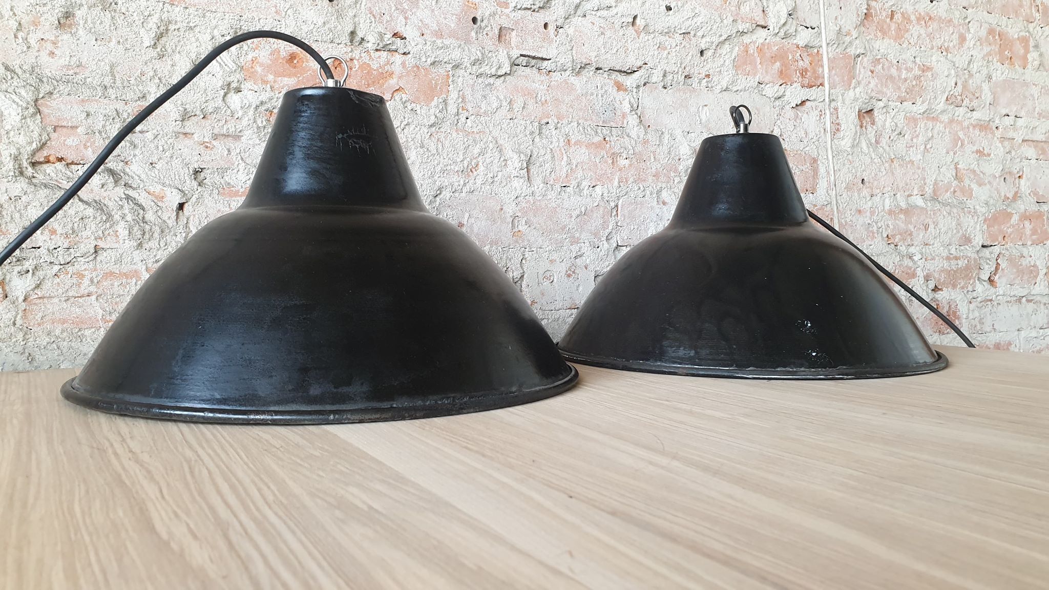 Industrial pendant lamp, 1970s
