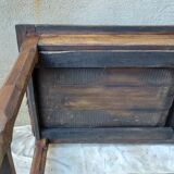 Old farmhouse table late 19th century in solid oak