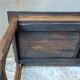 Old farmhouse table late 19th century in solid oak