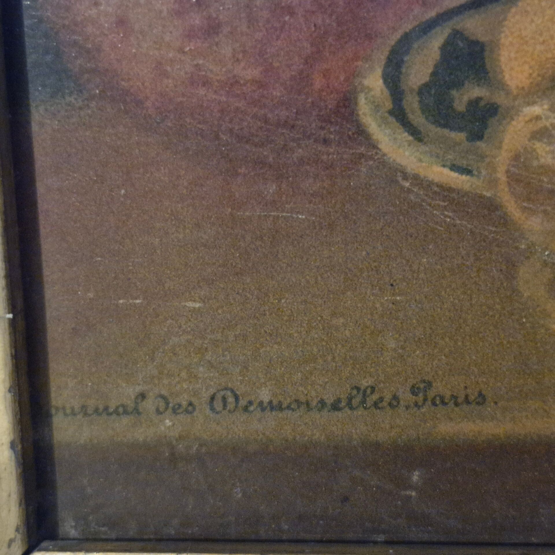 Tableau ancienne  nature morte encadrée