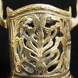 WMF Art Nouveau brass vase