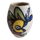 Vase en céramique motif géométrique (pablo Sanguino)