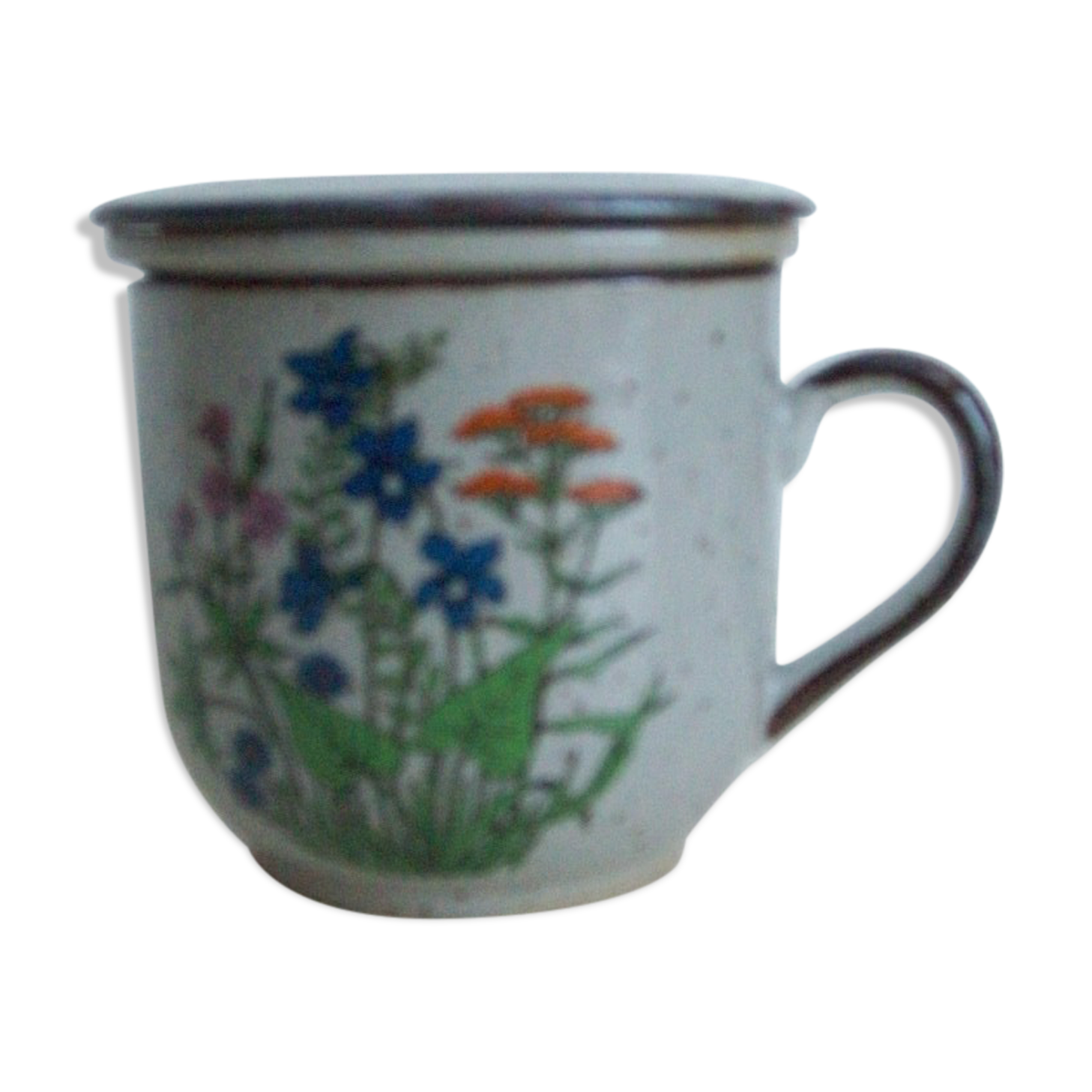 Sandstone herbal tea with its infuser