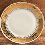 Golden dessert service with fine gold porcelain from Royal ADP