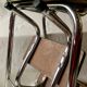 Vintage stepladder in Formica, wood and chromed metal