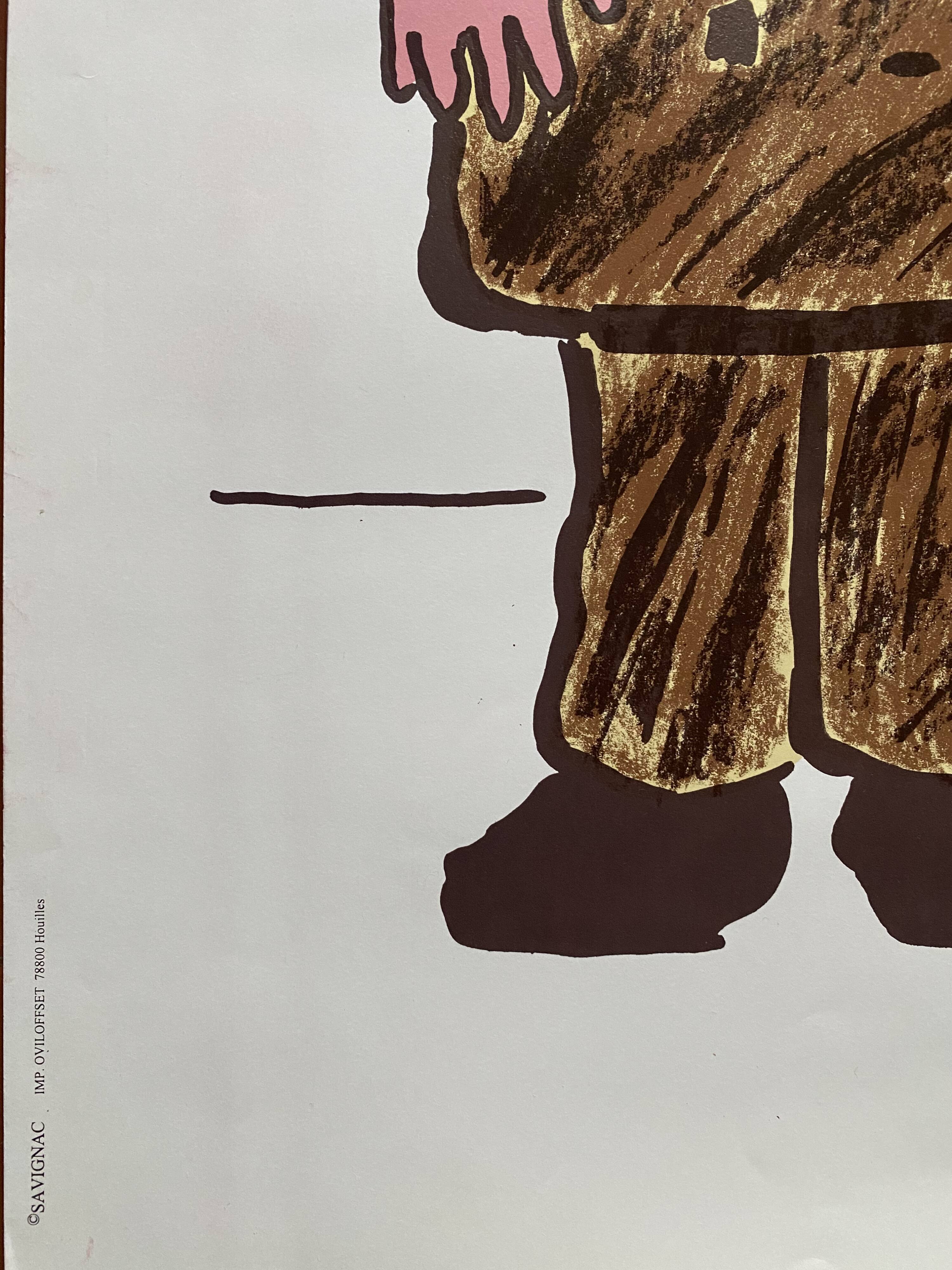 Original poster "Feminism" Raymond Savignac 49x68cm 1976