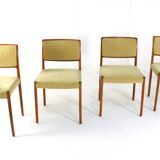 Set of 4 Niels O Möller model 80 chairs vintage danish design