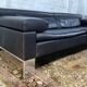 Jori designer sofa in brown leather 3 seats