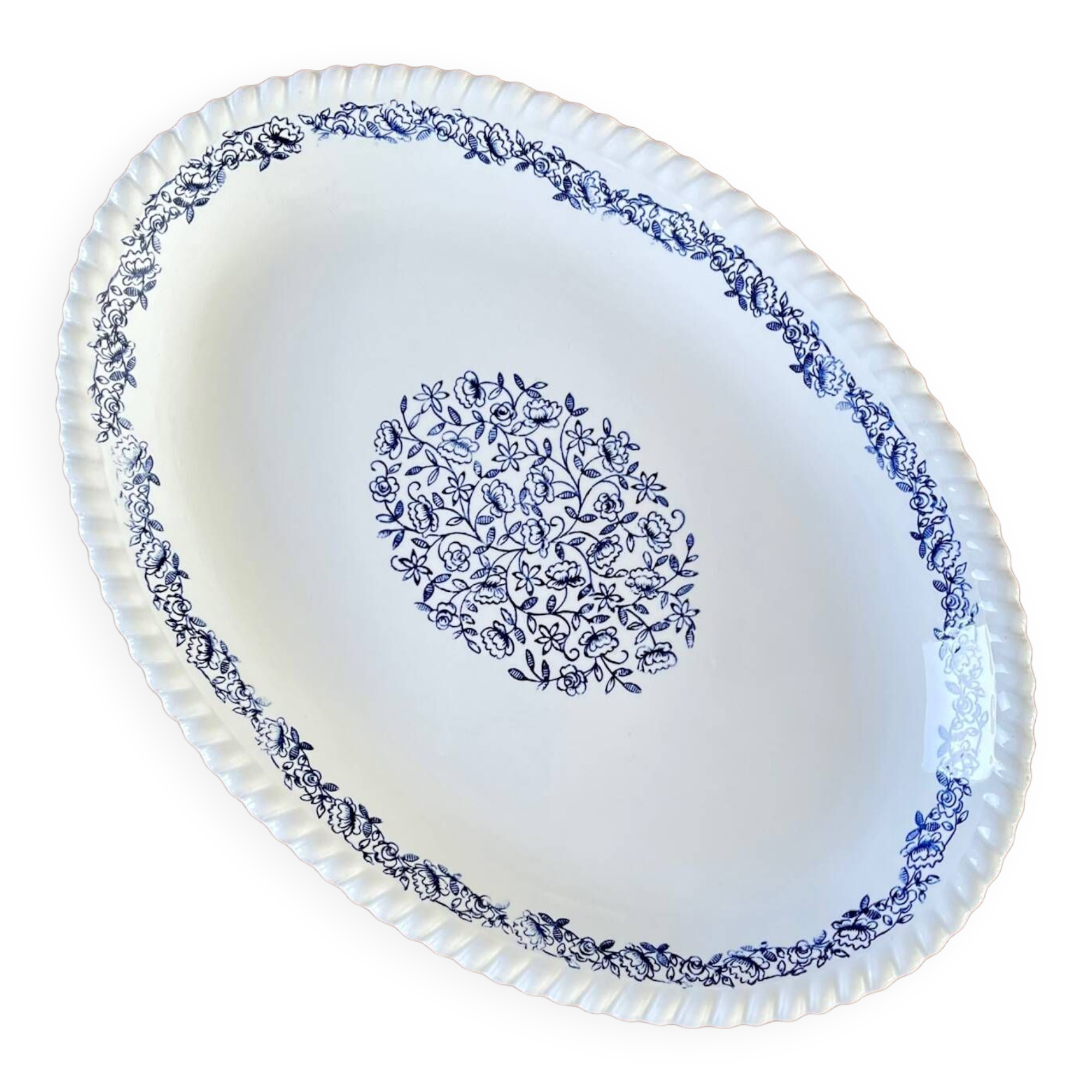 Very large oval dish