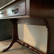 Old English desk Heldense in mahogany