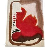 Tapis en laine tufté main Tisca Forster – France des années 1980