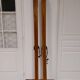 Pair of old wooden skis 195 cm