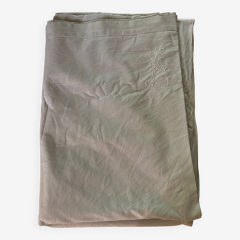 Drap lin et coton blanc