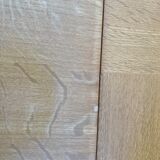 Vintage table in oak veneer