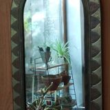 Moroccan copper and brass mirror from the 70s/80s