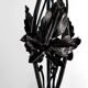 Wrought iron and glass paste chandelier, Art Deco, Muller Freres, Circa 1920