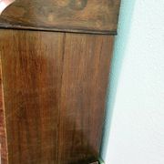 Antique washstand in walnut burl and white marble – 19th century
