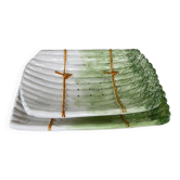 Asparagus dish in earthenware